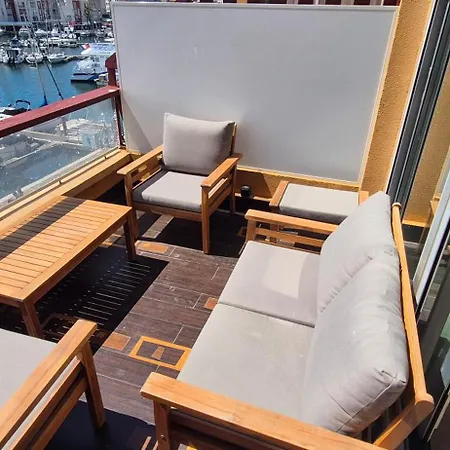 아파트 T2, Vue Imprenable Sur Le Port, Parking, Clim, Wifi